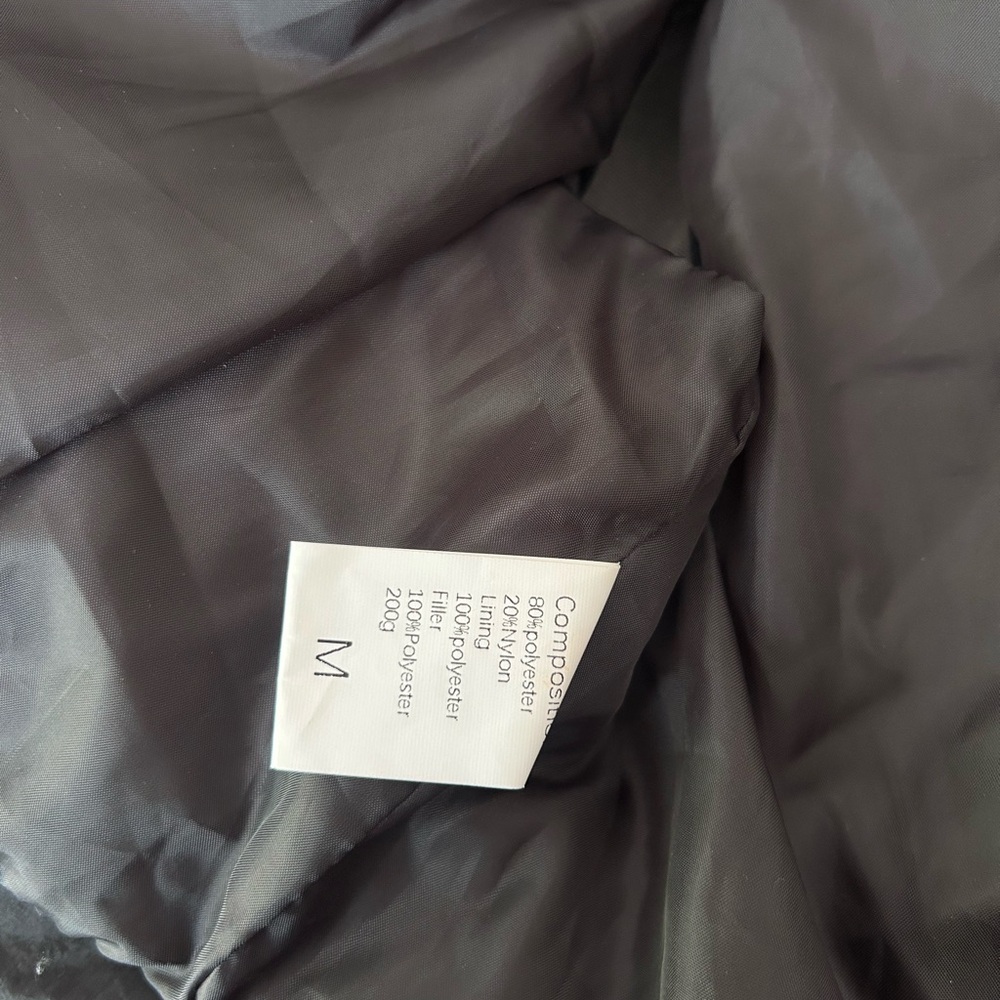 Black Puffer Vest - Picture 2 of 2